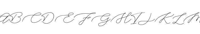 Aima Signature Regular Font UPPERCASE