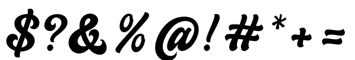 Aimeriga-Regular Font OTHER CHARS