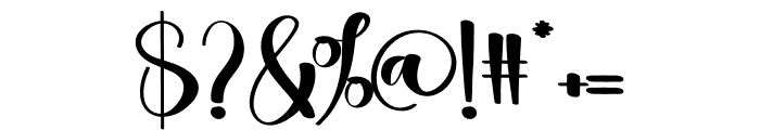 Ainsley Signature Font OTHER CHARS