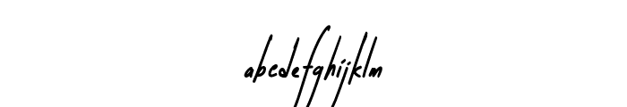 Ainun Signature Regular Font LOWERCASE
