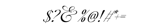Airalia  Regular Font OTHER CHARS