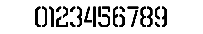 Airborne 86 Stencil Font OTHER CHARS