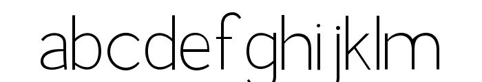 Airfly Thin Font LOWERCASE