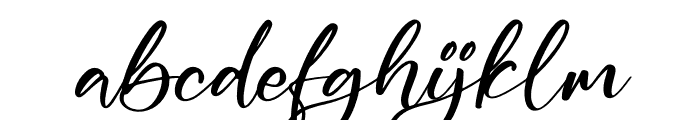 Airnon Italic Font LOWERCASE