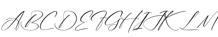 Airythey Italic Font UPPERCASE