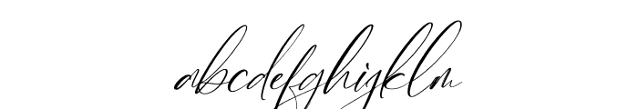 Airythey Italic Font LOWERCASE