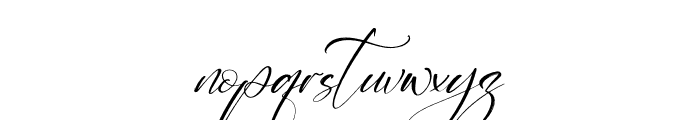 Airythey Italic Font LOWERCASE