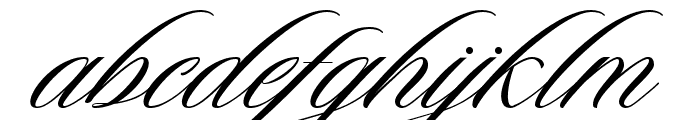 Aisha Lovely Font LOWERCASE