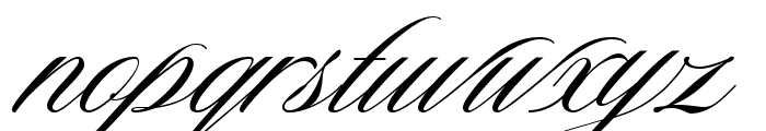 Aisha Lovely Font LOWERCASE