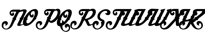 AishaScriptSwash Font UPPERCASE