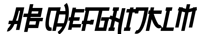 Aishiteru-Italic Font UPPERCASE