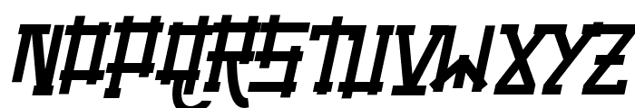 Aishiteru-Italic Font UPPERCASE