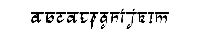 Aishwarya-Display Font LOWERCASE
