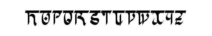 Aishwarya Font UPPERCASE