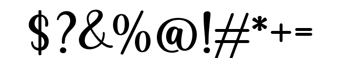 Aishya-Bold Font OTHER CHARS