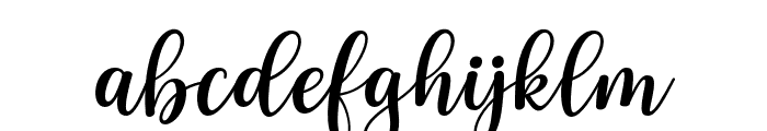 Aishya-Italic Font LOWERCASE