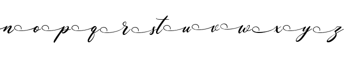 Aisollya swash Font LOWERCASE