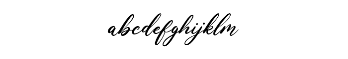 Aisollya Font LOWERCASE