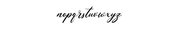 Aisollya Font LOWERCASE