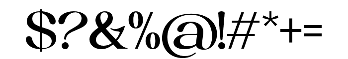 Aistoria Regular Font OTHER CHARS