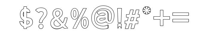 AkashicOutline-Regular Font OTHER CHARS