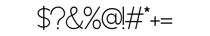 Akega-Regular Font OTHER CHARS