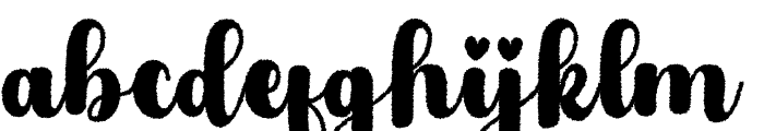 Akesta Distort Regular Font LOWERCASE