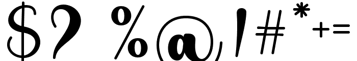 Akesta-Regular Font OTHER CHARS