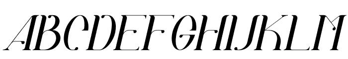 Akila Italic Font UPPERCASE