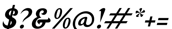 Akilvan Italic Font OTHER CHARS