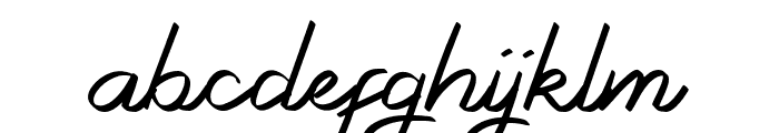 Aksabena Regular Font LOWERCASE