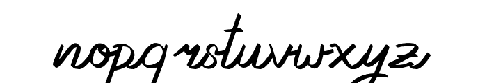 Aksabena Regular Font LOWERCASE