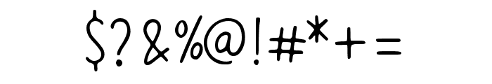Aksara Script Regular Font OTHER CHARS