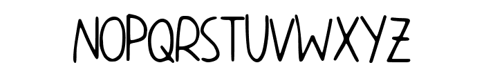 Aksara Script Regular Font UPPERCASE