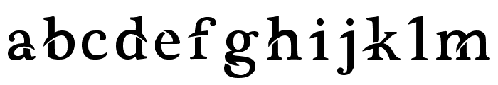 Akseblle Regular Font LOWERCASE