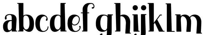 Akserant Display Clean Font LOWERCASE