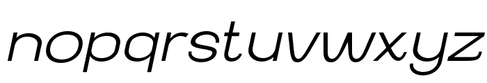 Akuina-ExtraLightSlanted Font LOWERCASE