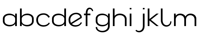 Akuina-ExtraLight Font LOWERCASE
