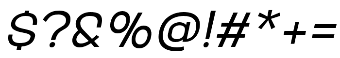 Akuina-LightSlanted Font OTHER CHARS