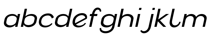 Akuina-LightSlanted Font LOWERCASE