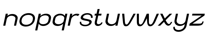 Akuina-LightSlanted Font LOWERCASE