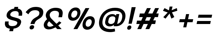 Akuina-MediumSlanted Font OTHER CHARS