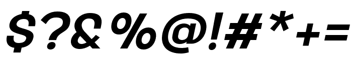 Akuina-SemiBoldSlanted Font OTHER CHARS