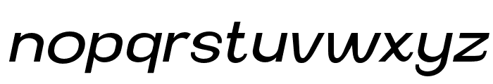 Akuina-Slanted Font LOWERCASE