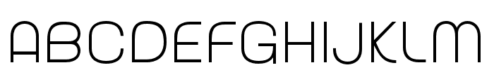 Akuina-Thin Font UPPERCASE