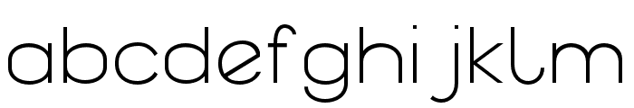 Akuina-Thin Font LOWERCASE