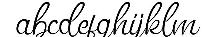 Akulove Font LOWERCASE