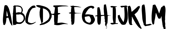 Akuma Font LOWERCASE