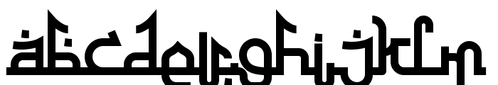 Al Athara Sabil Reguler Font LOWERCASE