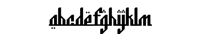 Al Hanin Font LOWERCASE